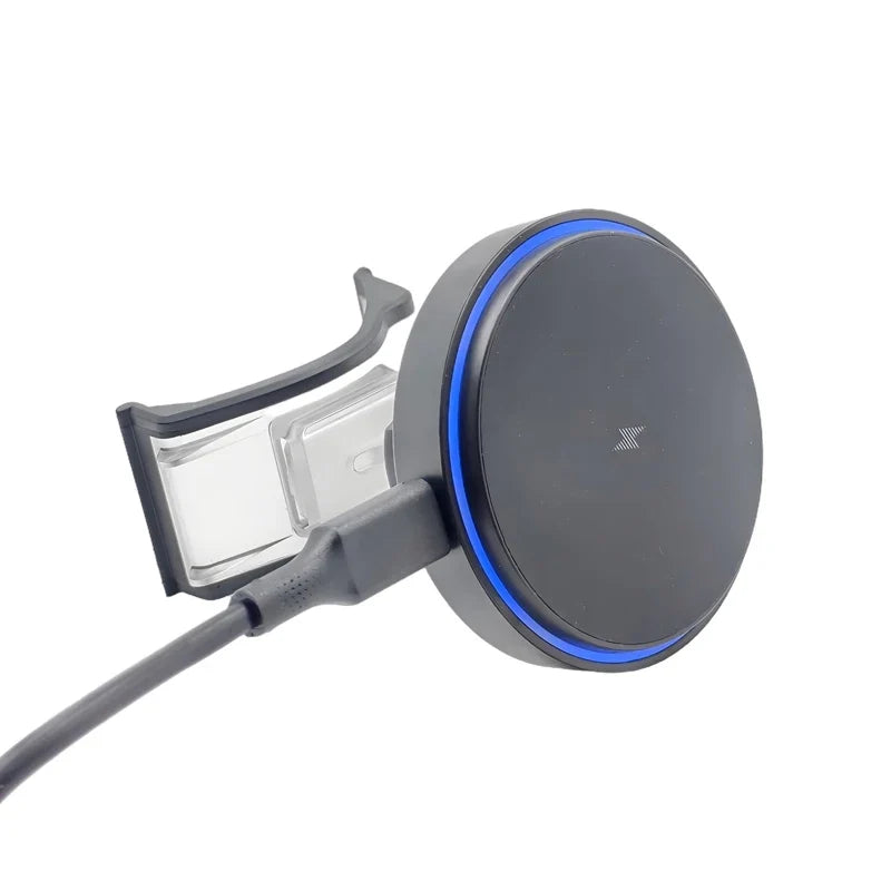 MagSafe-kompatible Handyhalterung mit kabellosem Laden – passend für BMW iX (i20) 2022–2026 mit Curved Display | Mittelkonsole, 15 W
