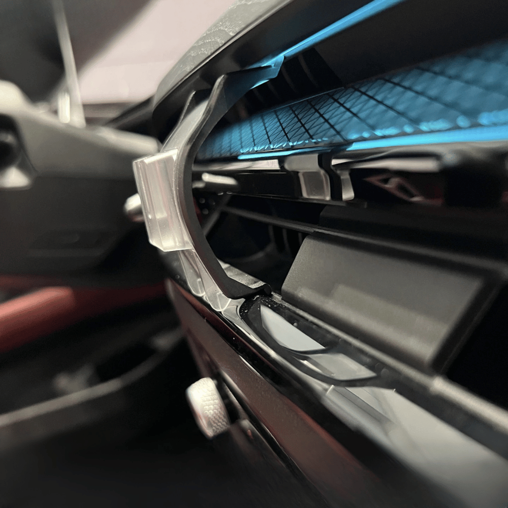 Premium MagSafe - kompatible Handyhalterung für BMW 3er & 4er Facelift G20 G21 G22 G23 LCI | M3 G80 | M4 G82 G83 – Lüftungsgitter Smartphone Halter mit Wireless Charging - CarWorlds GmbH